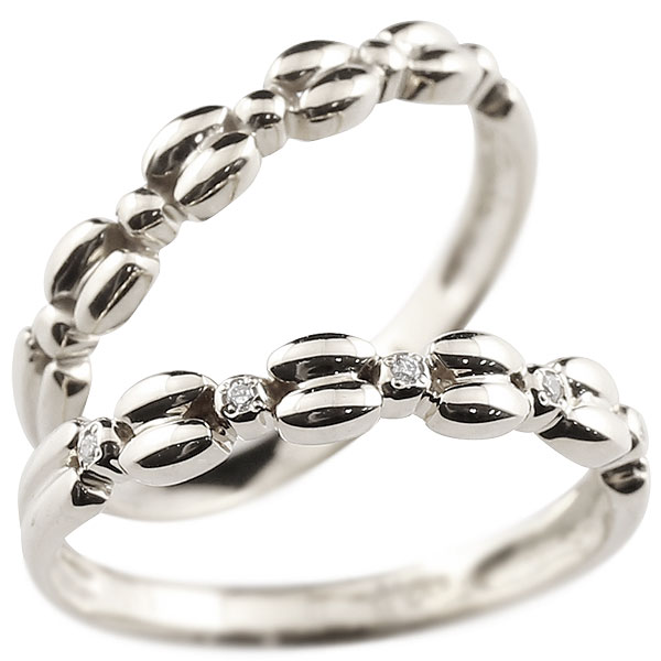 正規取扱サイト 18金 ペアリング マリッジリング 結婚指輪 ホワイト