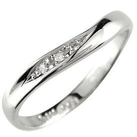 プロポーズリング 婚約指輪 プラチナリング 指輪 ダイヤ ダイヤモンド リング エンゲージリング 指輪 ダイヤモンド リング ピンキーリング V字 爪なし ユニセックス 【ありがとうやおめでとうを伝えよう・プレゼント・誕生日・お祝い】