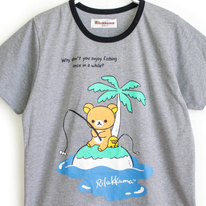 楽天市場】リラックマ キッズ 女の子 半袖 夏 Tシャツ素材 サックス  