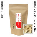 農家が干したりんご ひとくち 40g｜風丸農場 青森県産 乾燥りんご 国産 産地直送 無添加 無着色 無香料 砂糖不使用 酸…