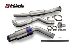 SUBARU IMPREZA JDM CvbT WRX@GVF, VAB, VA# USDM / EJ20, EJ25, FA20DITp AXs[hGWjAO@t`^}t[ TYPE-R RB6090-SB02C (Real Speed Engineering FULL TITANIUM EXHAUST SYSTEM)  
