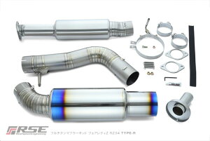NISSAN FIRLADY Z tFAfB[Z@RZ34 / VR30DDTT (400Z)p AXs[hGWjAO@t`^}t[ TYPE-R (SINGLE) iԁF RB6090-NS21C (Real Speed Engineering FULL TITANIUM EXHAUST SYSTEM)  
