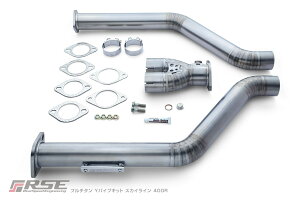 NISSAN SKYLINE XJCC@RV37 / VR30DDTT (400R / GT)p AXs[hGWjAO@t`^ YpCvLbg iԁF RB6110-NS21A (Real Speed Engineering FULL TITANIUM Y SHAPE MID PIPE KIT)  