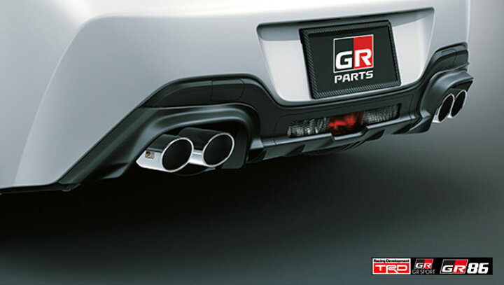 楽天市場】TOYOTA GR86 (ハチロク) ZN8 用 TRD GRマフラー 