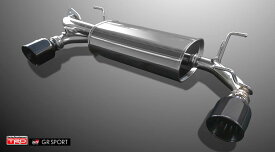 【 TOYOTA 86 (ハチロク) GRスポーツ ZN6 / FA20用 】 TRD GRスポーツマフラー 110φ 2本出し 品番： MS153-18003 (TRD GAZOO Racing)