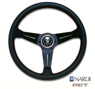 [ FET NARDI CLASSIC LEATHER 33φ ] 330mm SPORTS TYPE ラリー パンチングレザー ディープコーンタイプ …