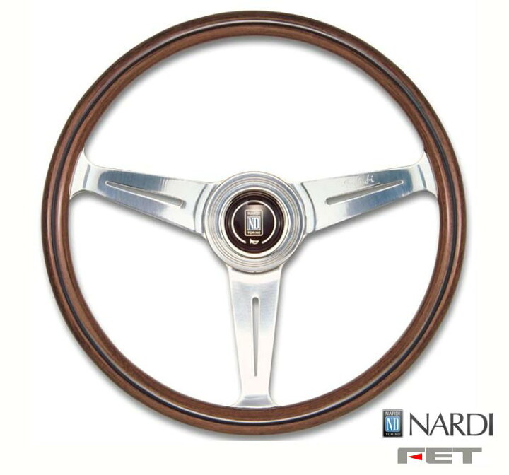 楽天市場】[ FET NARDI CLASSIC WOOD 38φ ] 380mm ウッド＆ポリッシュ 