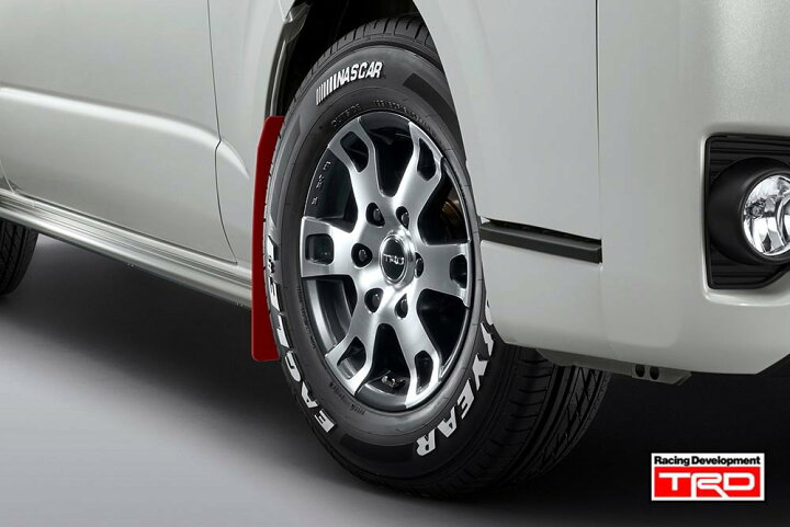 楽天市場】[ ハイエース 200系 全車用 ] TRD マッドフラップ 