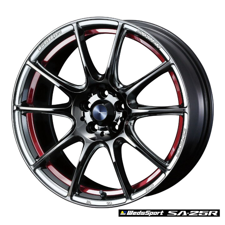 楽天市場】Weds Sports SA-25R 18inch 7.5j +45 5H / 100 RLC (1本 