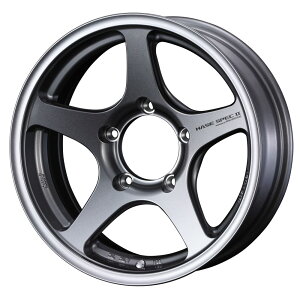 Weds ADVENTURE HASE SPEC II@16×5.5J INSET -5@5H/139.7 LIGHT GUN METALLIC (CgK^bN) 1{ CODE: 39411 (EFbY Ahx`[ nZ XybN c[ Made in Japan { Ki)  ꌧ