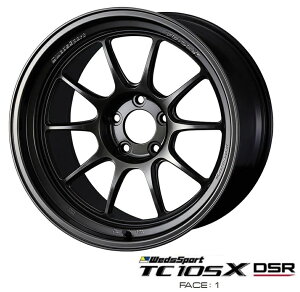 [ EFbY X|[c TC105X DSR ] Weds Sports TC 105X DSR@18inch 10.0j +20 5H / 114.3 EJ-TITAN (1{) CODE: 74741 (EFbYX|[cKi made in Japan { _uAMF)  ꌧƗ͕ʓr