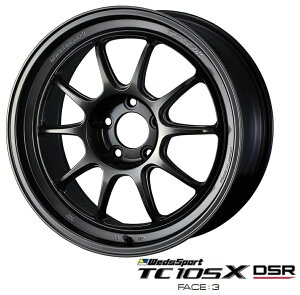 [ EFbY X|[c TC105X DSR ] Weds Sports TC 105X DSR@18inch 8.5j +43 5H / 100 EJ-TITAN (1{) CODE: 74729 (EFbYX|[cKi made in Japan { _uAMF)  ꌧƗ͕ʓrK