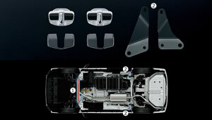 TOYOTA NOAH / VOXY (mAEHNV[)@MZRA90W, ZWR90W (2WD)p TRD GRhAX^rCU[  GRu[XZbg@iԁF MS304-00005 + MS300-28004 (TRD PERFORMANCE PARTS Ki)  ꌧ͕̑