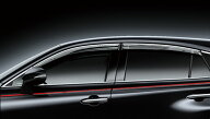 TOYOTA HARRIER ハリアー 80系　MXUA80, MXUA85, AXUH80, AXUH85, AXUP85用 TRD GRスポーツサイドバイザ…