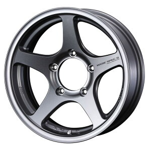 Weds ADVENTURE HASE SPEC II@16×5.5J INSET 0@5H/139.7 LIGHT GUN METALLIC (CgK^bN) 1{ CODE: 39410 (EFbY Ahx`[ nZ XybN c[ Made in Japan { Ki)  ꌧ
