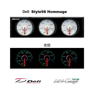 Defi DIN-Gauge Style98 Hommage ( / wjFF / ڐFF / ԏƖFFu[O[) iԁF DF14406@1DINTCY 3A[^[ (ftB fBQ[W X^C98)  ꌧ