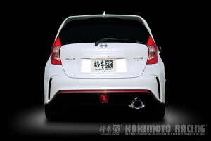 NISSAN NOTE m[g NISMO@DBA-E12 / HR12DDRp `{ Class KR `^tFCXe[ }t[ As[X̂݁@N713105 (KAKIMOTO RACING EXHAUST SYSTEM TITANIUM Fase Tail) ۈ JQRF (\mFϕ\) 