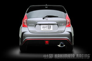 NISSAN NOTE m[g NISMO S@DBA-E12 / HR16DE (1.6 NA)p `{ Class KR `^tFCXe[ }t[ As[X̂ N713103 (KAKIMOTO RACING EXHAUST SYSTEM TITANIUM Fase Tail) ۈ JQRF (\mFϕ\