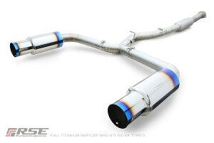 yl\z SUBARU WRX STI@GVB, GVF (EJ20 / EJ25 / FA20DIT)p AXs[hGWjAO@t`^}t[ TYPE-D@i RB6090-SB02D (Real Speed Engineering FULL TITANIUM EXHAUST SYSTEM)  