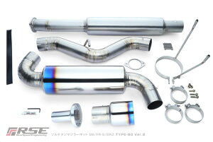 yl\z SUBARU BRZ@ZD8 / FA24p AXs[hGWjAO@t`^}t[ TYPE-80 Ver.2@i RB6090-SB05A (Real Speed Engineering FULL TITANIUM EXHAUST SYSTEM)  ꌧE