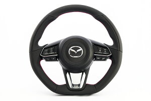 MAZDA CX-8�@KG5P, KG2P (KG�n)�p �P���X�^�C�� �X�e�A�����O �I�[���u���b�N���U�[ (���b�h�X�e�b�`)�@�i�ԁF MD01 (���A�����U�[ ���������^�C�v KENSTYLE STEERING ���K�i) ���������� (���ꌧ����ї�
