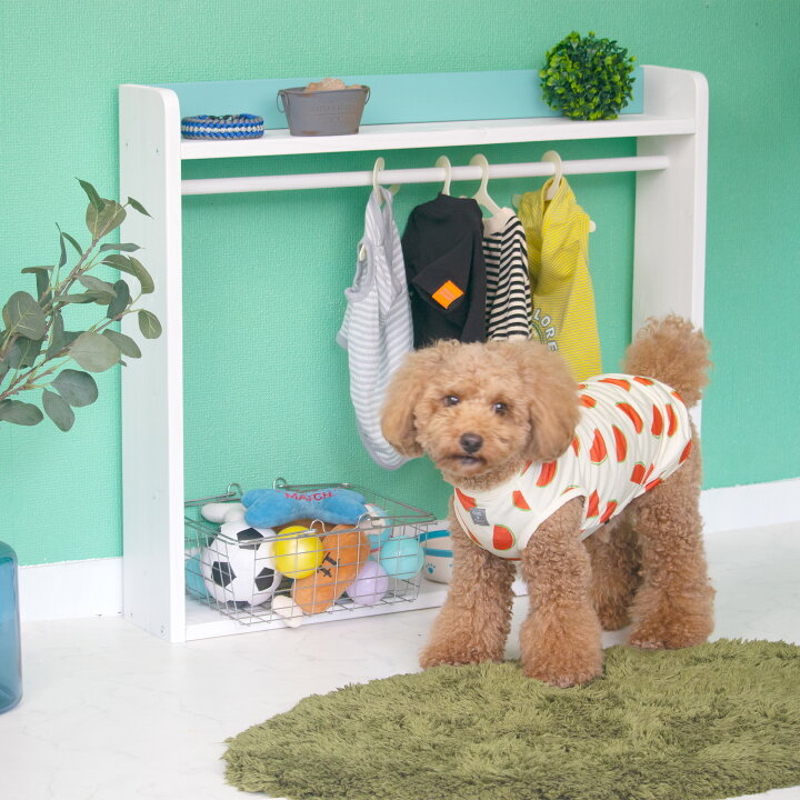 楽天市場】犬服収納 クローゼット 木製 名入れ無料 ペット ハンガー 