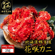 北海道根室産 花咲ガニ 600g〜800g以上2尾 花咲がに 花咲蟹 花咲かに 花咲カニ はなさきがに カニ かに …