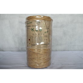麻縄　Kなわ　K−726　1巻　約8mm×約160m【あさなわ　アサナワ　造園資材　緑化資材　園芸資材　麻ひも　麻紐　天然繊維　黄麻　小泉】