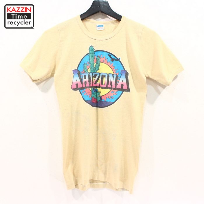 楽天市場】70s USA製 チャンピオン バータグ ARIZONA 半袖Tシャツ 