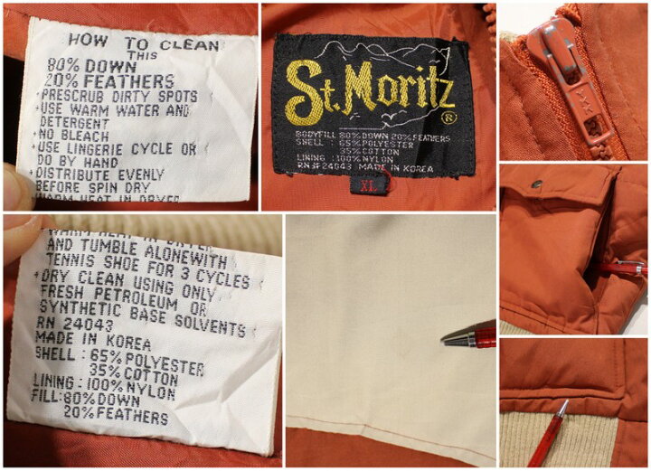 楽天市場】70s St.Moritz ダウンベスト ウエスタンヨーク 古着 ☆ 表記XLサイズ オレンジ ベージュ : Vintage古着屋 KAZZINTimerecycler 楽天市場】70s St.Moritz ダウンベスト ウエスタンヨーク 古着 ☆ 表記XLサイズ オレンジ ベージュ : Vintage古着屋 KAZZINTimerecycler