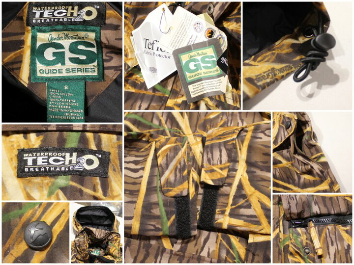 楽天市場 古着 Gander Mountain Gs ガイドシリーズ リアルツリーカモ マウンテン ジャケット ハンティング Tech2o テフロン Dupon社 表記sサイズ Vintage古着屋 Kazzintimerecycler