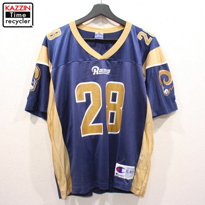 楽天市場】古着 NFL ロサンゼルス・ラムズ レプリカ ユニフォーム ゲームジャージ #28 FAULK Champion製 アメフト ☆ レディース表記XLサイズ ネイビー : Vintage古着屋 KAZZINTimerecycler 楽天市場】古着 NFL ロサンゼルス・ラムズ レプリカ ユニフォーム ゲームジャージ #28 FAULK Champion製 アメフト ☆ レディース表記XLサイズ ネイビー : Vintage古着屋 KAZZINTimerecycler