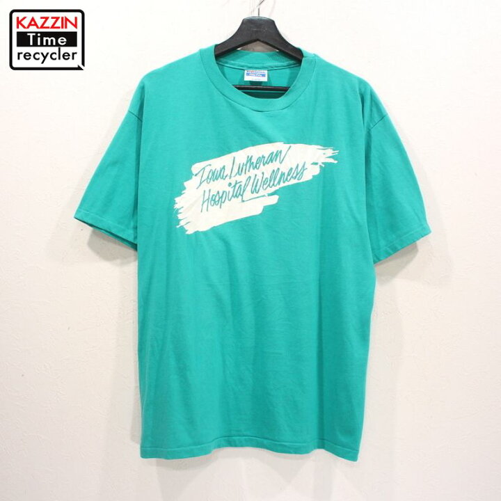 楽天市場 90s Usa製 ヘインズ Hanes 半袖 プリント Tシャツ 古着 表記xlサイズ エメラルドグリーン Vintage古着屋 Kazzintimerecycler