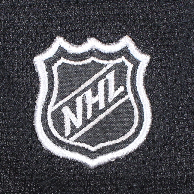 夏セール開催中古着 NHL ボストン・ブルーインズ 表記XLサイズ Reebok製 ビッグサイズ ブラック ☆ オーバーサイズ ホッケージャージ  ユニフォーム イエロー ニット・セーター