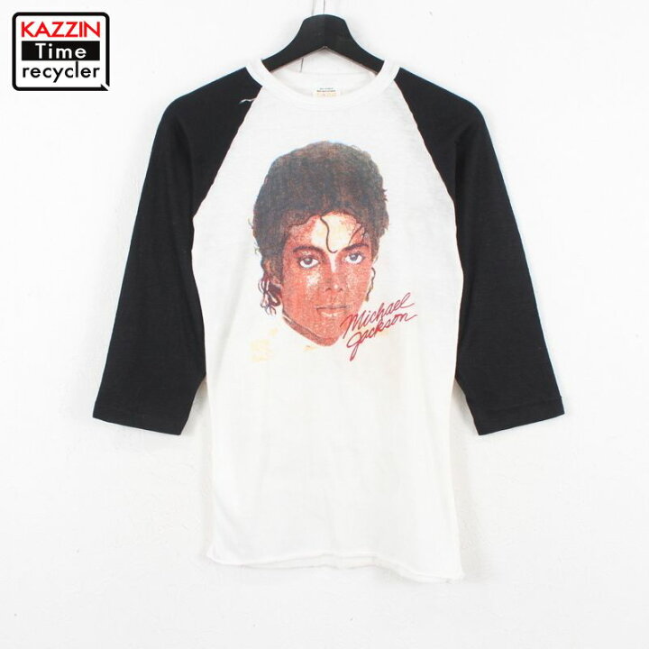 楽天市場】80s カナダ製 マイケルジャクソン Michael Jackson ラグランスリーブ ロックTシャツ ヴィンテージ 古着 ☆ 表記Sサイズ  ホワイト : Vintage古着屋 KAZZINTimerecycler