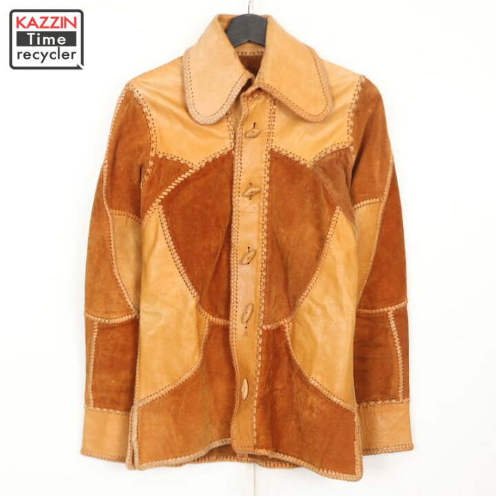 楽天市場】70s ヴィンテージ クラフト レザージャケット 古着  