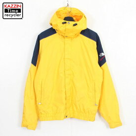 80s USA製 ノースフェイス THENORTHFACE extreme GORE-TEX ナイロンジャケット 古着 ★ 表記Lサイズ ビッグサイズ オーバーサイズ イエロー