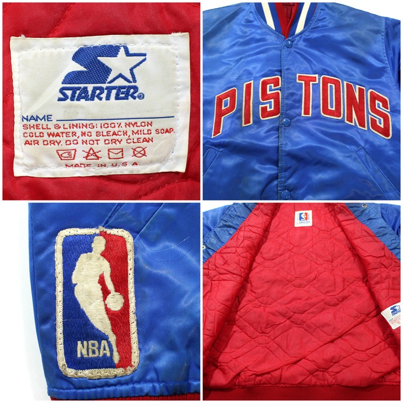 楽天市場】80s USA製 NBA スターター STARTER デトロイト・ピストンズ