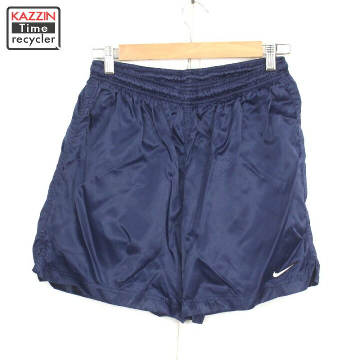 90s ナイキ NIKE ショートパンツ 古着 ☆ メンズ Mサイズ相当 ネイビー Vintage古着屋 KAZZINTimerecycler NIKE短パンMsize