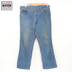 80s リーバイス Levi's ブーツカット ストレッチ デニムパンツ 古着 ★ メンズ 表記W36 L38サイズ ブルー