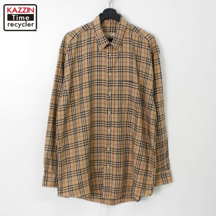 楽天市場】00s USA製 バーバリー BURBERRY チェック柄 ボタンダウン 