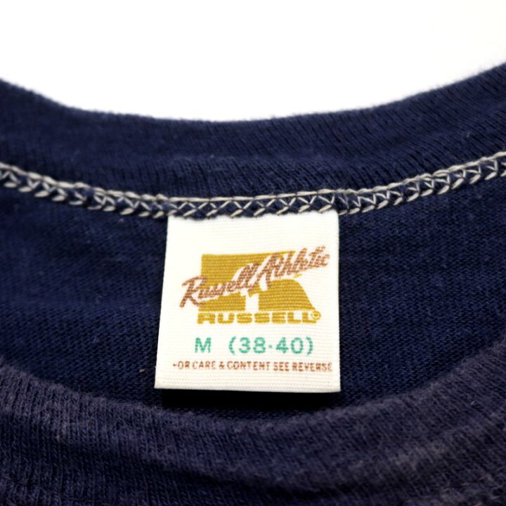 楽天市場】70s USA製 ヴィンテージ ラッセル RUSSELL 金タグ 半袖T 