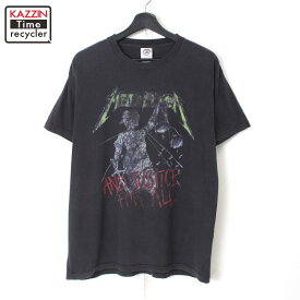 00s メタリカ Metallica DELTA バンドTシャツ 古着 ★ メンズ 表記Lサイズ ブラック