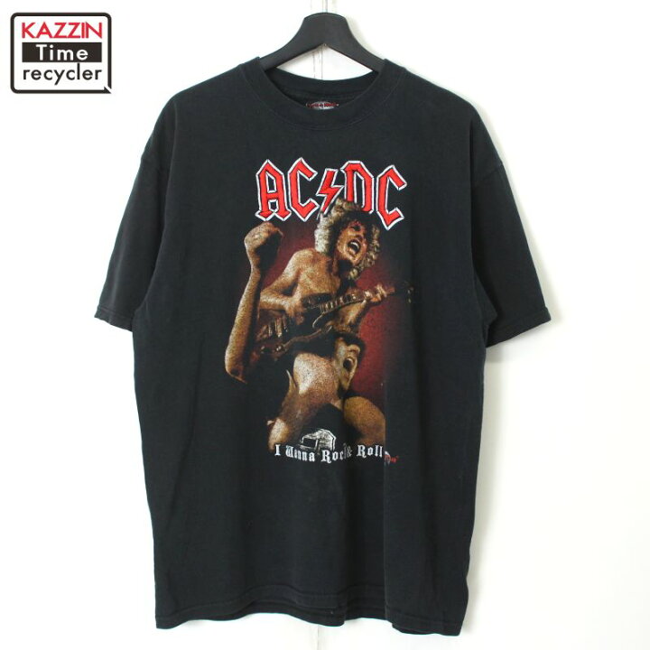 楽天市場】00s AC/DC バンドTシャツ 古着 ☆ メンズ Lサイズ相当 