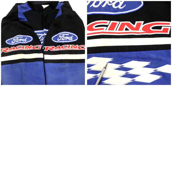 楽天市場】90s ヴィンテージ フォード Ford レーシングジャケット 古着 