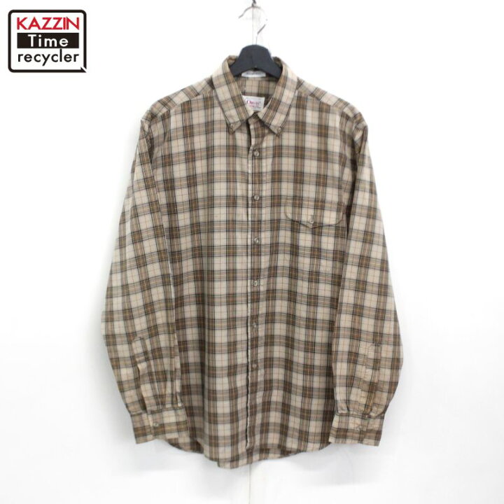 楽天市場】80s USA製 ヴィンテージ オービス ORVIS チェック柄 ボタン 
