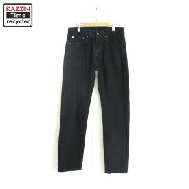 00s リーバイス Levi's 505 ストレート ブラック デニムパンツ 古着 ★ メンズ Mサイズ相当 ブラック