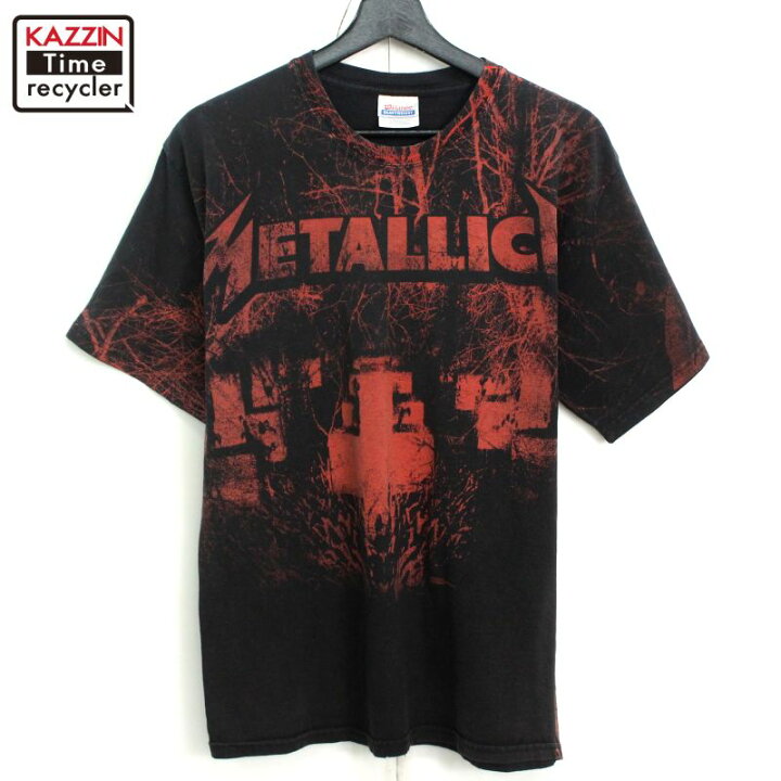 楽天市場】00s メタリカ Metallica オールオーバープリント バンドT 