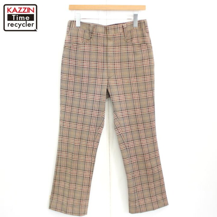 楽天市場】70s ヴィンテージ HAGGAR ハガー チェック柄 フレア 