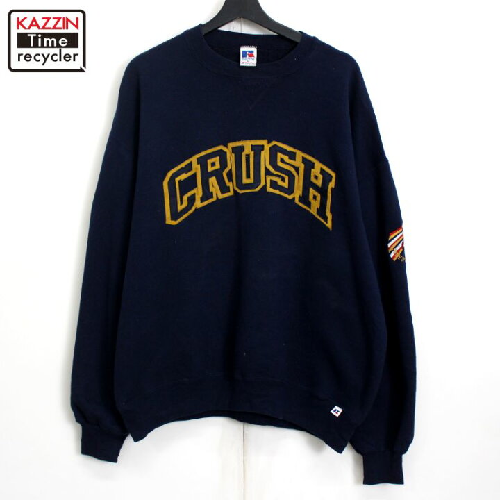 楽天市場】90s USA製 ヴィンテージ ラッセル RUSSELL カレッジワッペン 